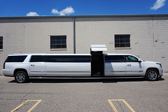 Cadillac escalade limo