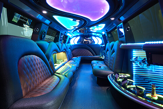 cadillac limo interior